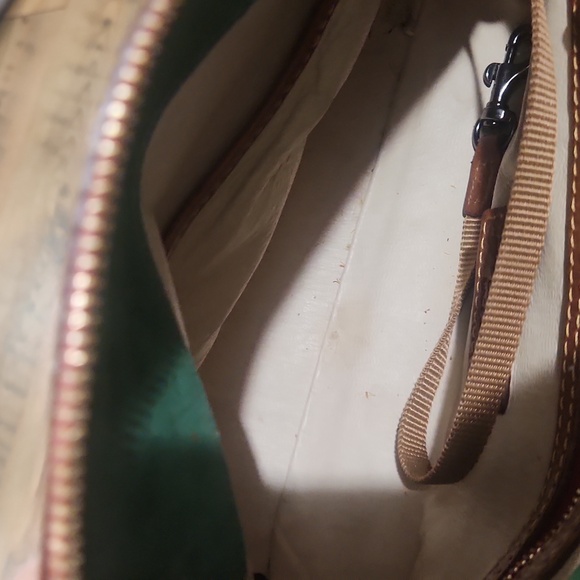 Dooney Bourke Florentine Cameron Crossbody Chestnut Soft Leather Dome Old Money - Picture 8 of 11